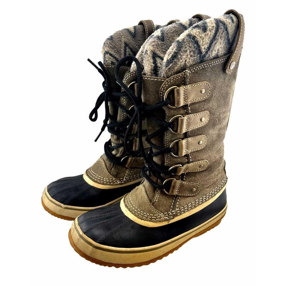 SOREL Women's 7.5 Joan of Arctic Winter Waterproof Snow Boots NL2142-383 Olive